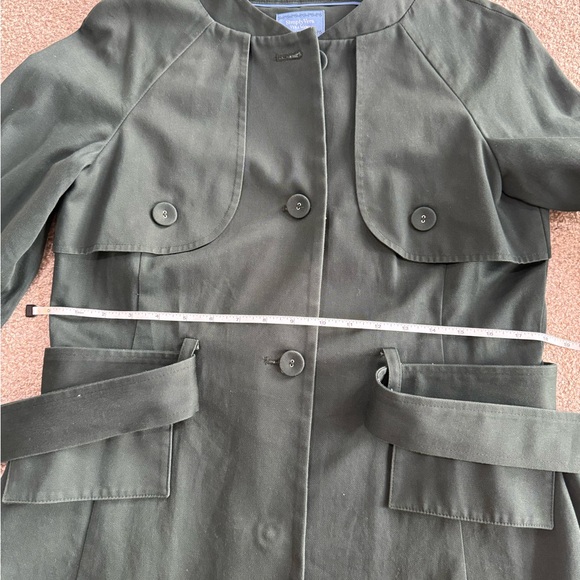 Simply Vera Vera Wang Dark Green Vintage Coat - Picture 12 of 15